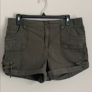 Maurice’s Green Cargo Shorts